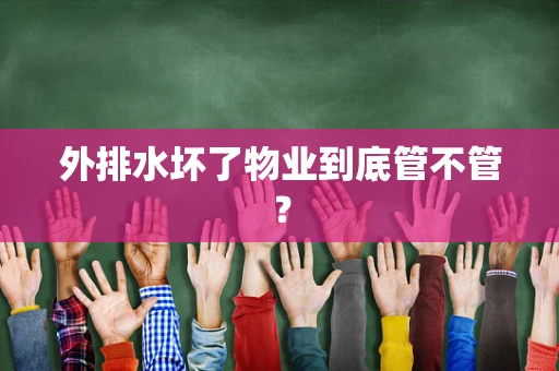 外排水坏了物业到底管不管？