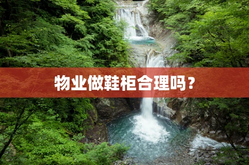 物业做鞋柜合理吗？