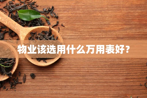 物业该选用什么万用表好？