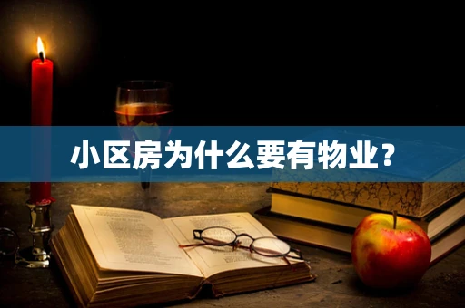 小区房为什么要有物业？