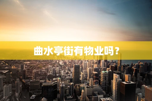 曲水亭街有物业吗？