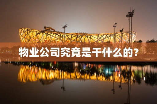 物业公司究竟是干什么的？