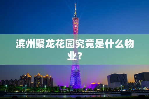 滨州聚龙花园究竟是什么物业？