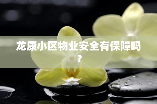 龙康小区物业安全有保障吗？