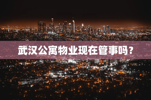 武汉公寓物业现在管事吗？