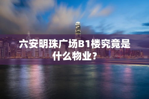 六安明珠广场B1楼究竟是什么物业？