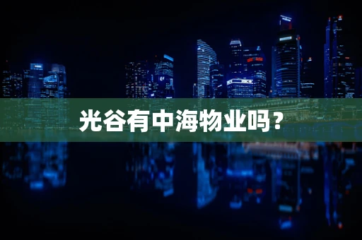 光谷有中海物业吗？