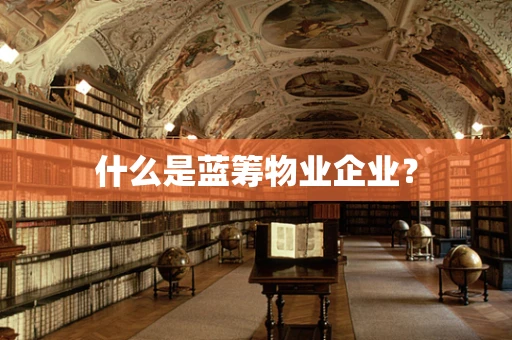 什么是蓝筹物业企业？