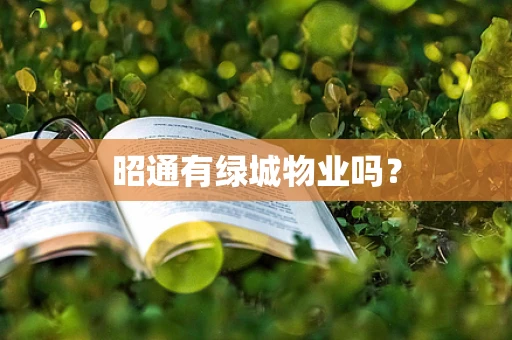 昭通有绿城物业吗？