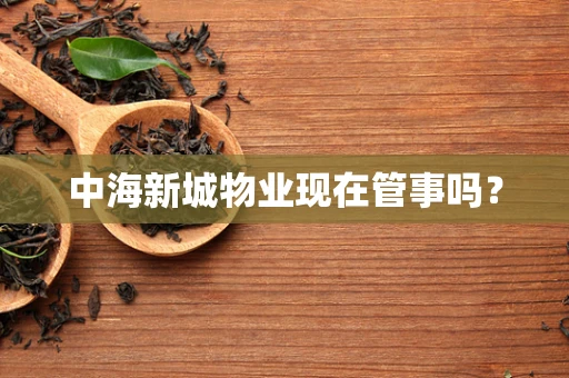 中海新城物业现在管事吗？