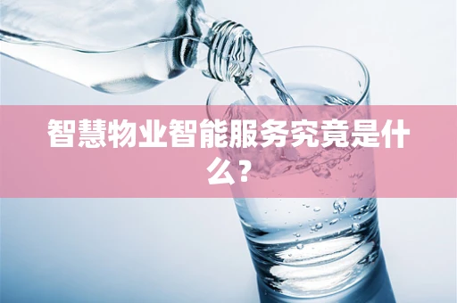 智慧物业智能服务究竟是什么？