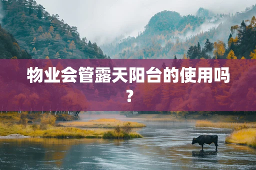 物业会管露天阳台的使用吗？