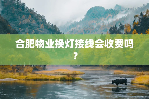 合肥物业换灯接线会收费吗？