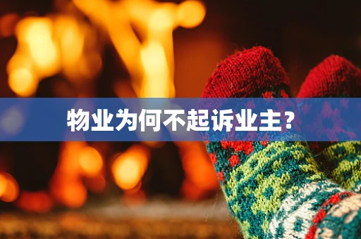 物业为何不起诉业主？