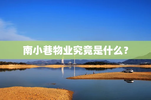 南小巷物业究竟是什么？