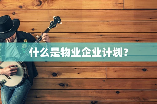 什么是物业企业计划？