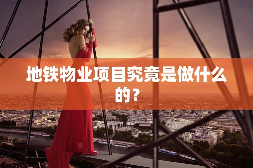 地铁物业项目究竟是做什么的？