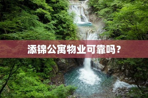 添锦公寓物业可靠吗？