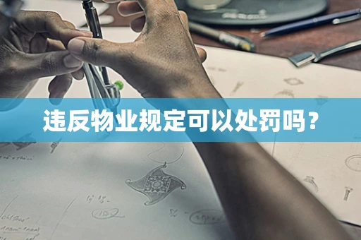 违反物业规定可以处罚吗？