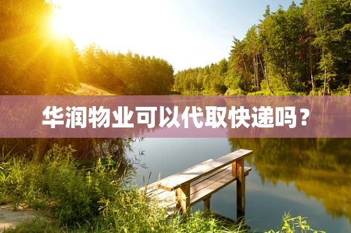 华润物业可以代取快递吗？