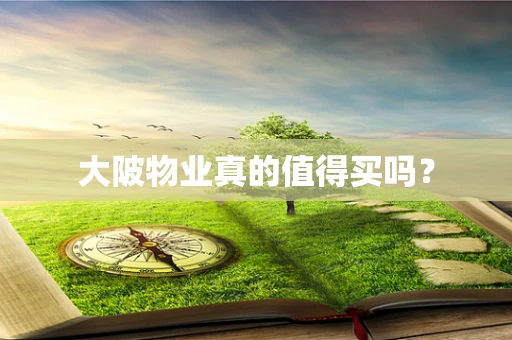 大陂物业真的值得买吗？
