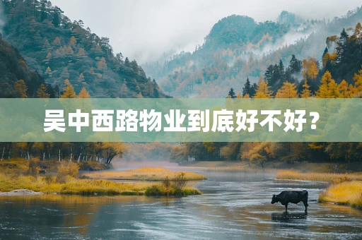 吴中西路物业到底好不好？