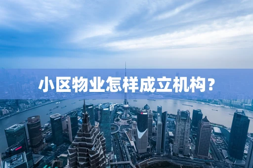 小区物业怎样成立机构？