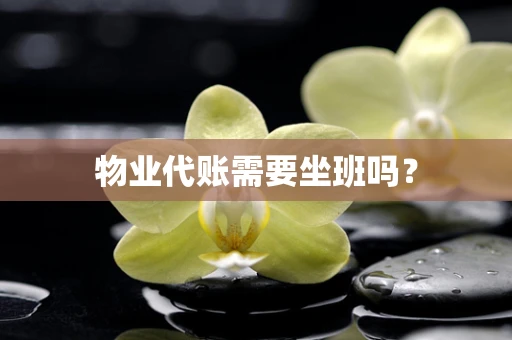 物业代账需要坐班吗？